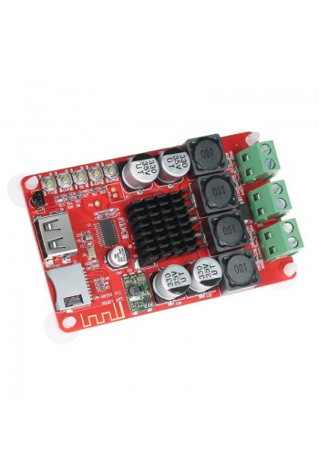 XS-365 Modulo Amplificador de Audio 2x50W, Bluetooth, USB, Control Remoto TPA3116