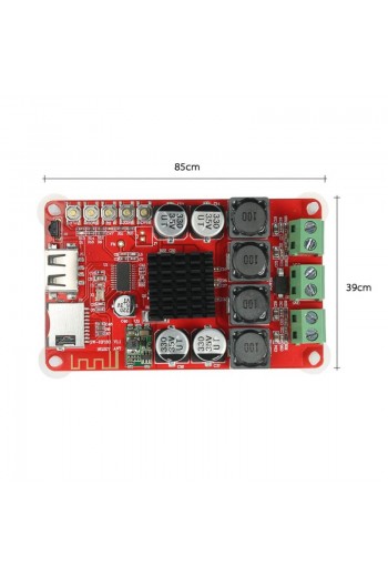 XS-365 Modulo Amplificador de Audio 2x50W, Bluetooth, USB, Control Remoto TPA3116