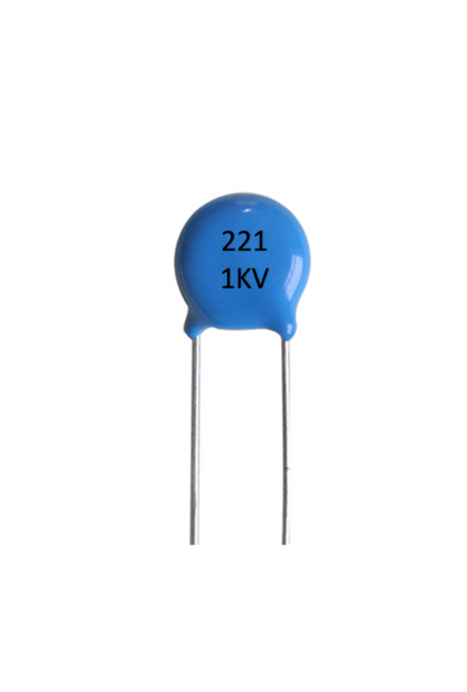 CC-220-1000V Capacitor cerámico 220pF 1000V 1KV