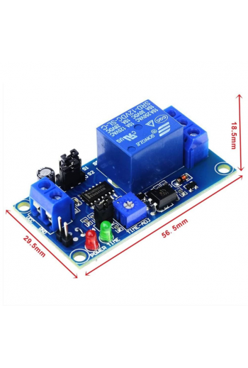 XS-244 Módulo Temporizador de Retardo Analógico de 0.1S a 3700s, Con Relevador
