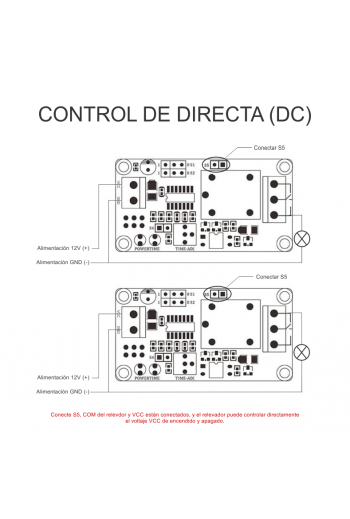 XS-244 Módulo Temporizador de Retardo Analógico de 0.1S a 3700s, Con Relevador