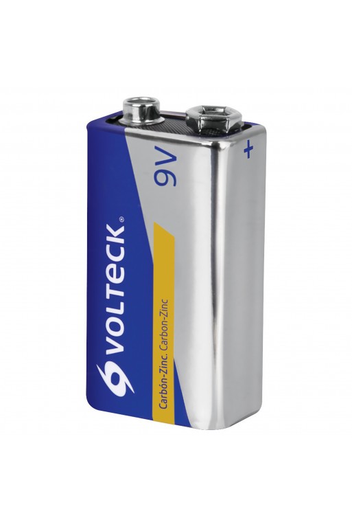 ZI-9V Pila Batería 9V Zinc Carbón