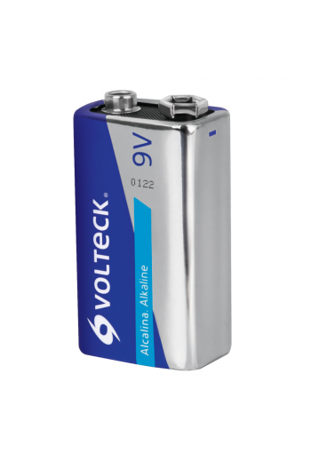 660-411 Pila Batería 9V Alcalina Cuadrada 6LR61 AL-9V