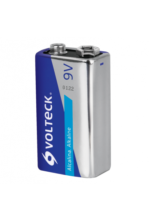 660-411 Pila Batería 9V Alcalina Cuadrada 6LR61 AL-9V