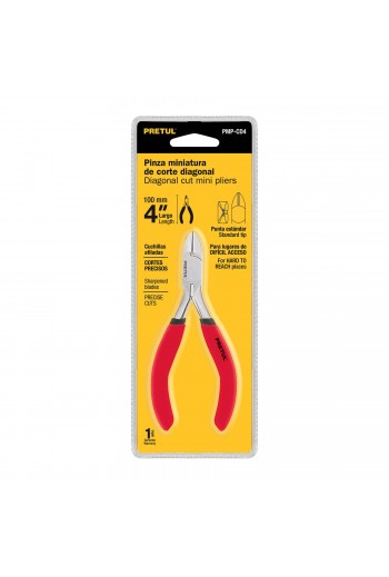 PMP-CD4 Pinza Miniatura Corte Diagonal 4" 22663