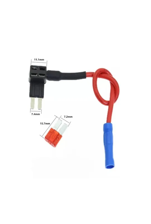 255-940 Adaptador Automotriz para Porta Fusible de Clavija Mini con Derivación