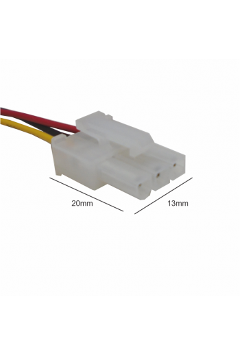 870-832 Conector Arnés Macho Hembra de 3 Vías, Tipo MINITEK, Paso 4.96mm