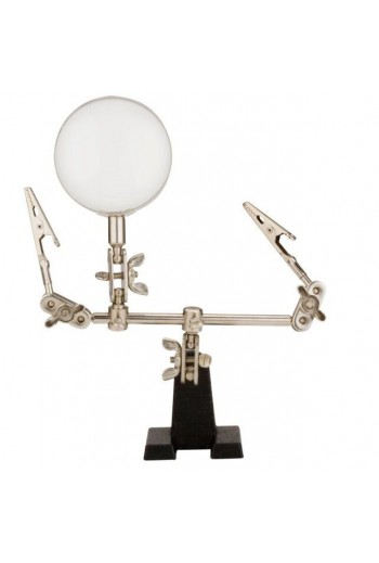 310-374 Soporte Mini Atril con Lupa para Circuito Impreso