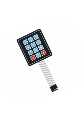 XS-81 Teclado Matricial Membrana 4X3 12 teclas