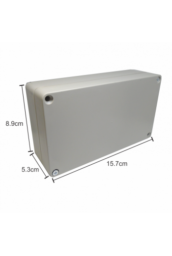 870-223 Caja de Plastico 15.7X8.9X5.3 Color Gris