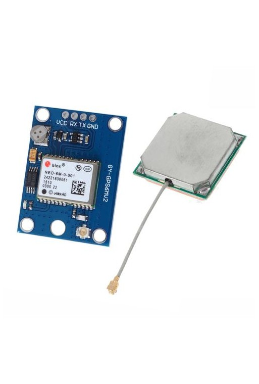 XS-237 Modulo GPS Ublox NEO-6M con EEPROM MWC/AeroQuad y con Antena Flight Control GY-NEO6MV2