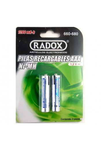 660-680 Bateria Recargable AAA NI-MH 1.2 V 1200 mA