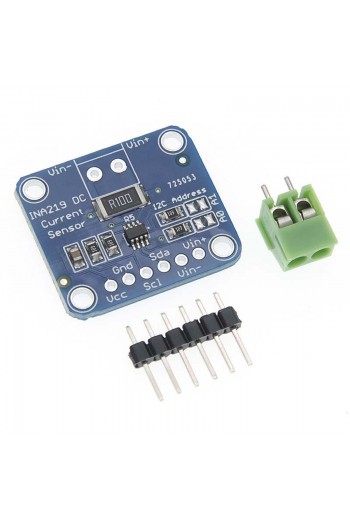 XS-409 Sensor de Corriente Continua DC, INA219 3V-5V, Comunicacion I2C IIC