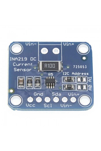XS-409 Sensor de Corriente Continua DC, INA219 3V-5V, Comunicacion I2C IIC