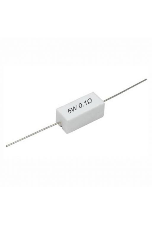 R0E1-5W Resistencia a 5W .1 Ohms