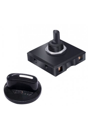 835-1050 Interruptor Giratorio Selector de 4 Posiciones 13A 125V 10A 250V, Con Perilla