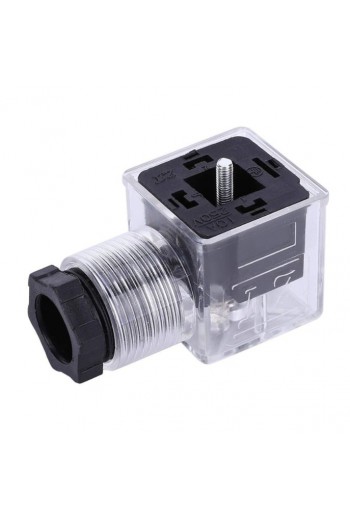 750-1000 Conector de Válvula de Bobina para Solenoide AC 110V 220V, Con LED Indicador