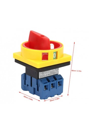 835-1052 Interruptor de Carga 3 Polos, 25A 32A, de Seguridad BMD11-25