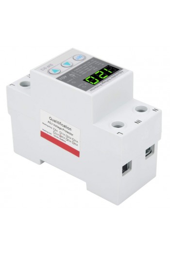 850-1000 Monitor Supervisor de Voltaje, Protector Ajustable 110V 63A, SVP-912, Riel DIN