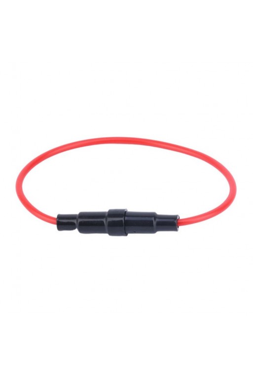 255-846 Porta Fusible Automotriz de Bayoneta Tipo Europeo con Cables Calibre 20AWG 10A 250V