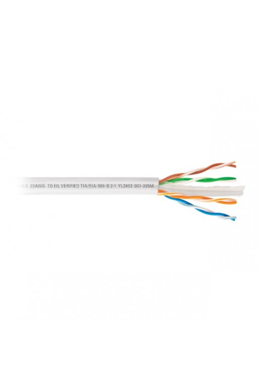 080-580-C6-BLC Cable UTP Categoría CAT6 para RED Ethernet