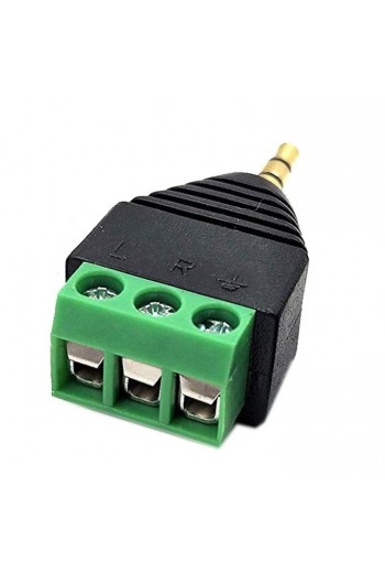 705-041 Adaptador Plug 3.5mm Estéreo a Terminal Atornillable