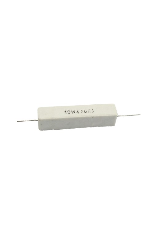 R470E-10W Resistencia de Alambre 470 Ohms 10W
