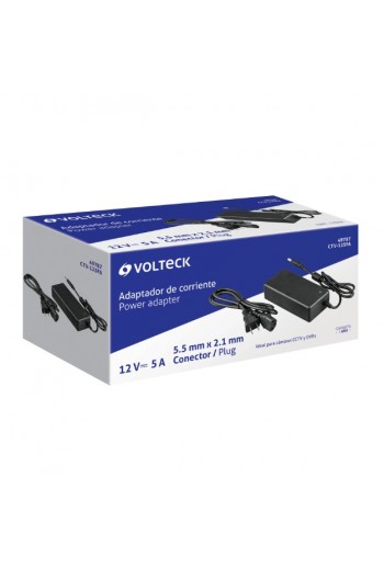 130-1012 Eliminador Adaptador Fuente de Poder 12V 5A 60W CTV-125FA 49787