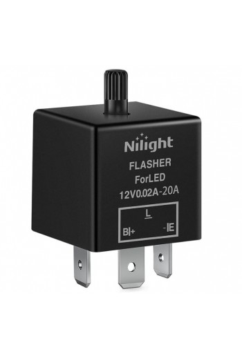 CF13-JL-02 Relevador para Intermitentes Flasher 12V 20A 3 Pines