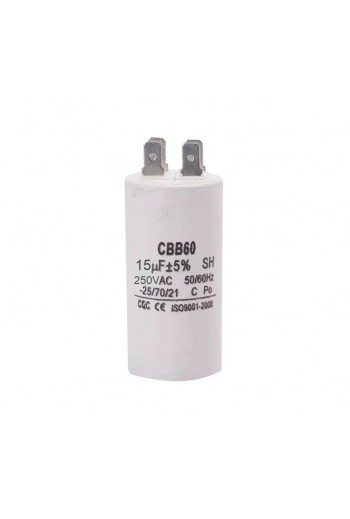 CTA-15-250V Capacitor de Arranque Trabajo 15uF 250V