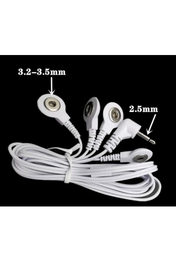 XS-606 Cable para Electrodos TENS ECG 4 Vias Latiguillos Electrocardiograma