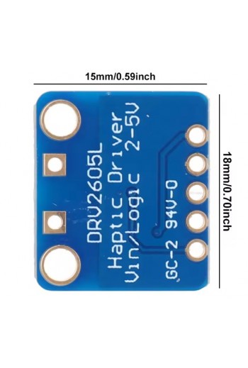 XS-607 Módulo Controlador De Motor Háptico DRV2605L 2-5V