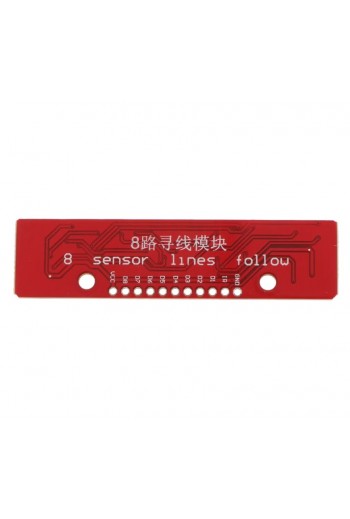 XS-386 Modulo Detector Infrarrojo de 8 Canales QTR-8A, Seguidor de Linea