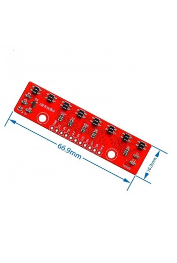 XS-386 Modulo Detector Infrarrojo de 8 Canales QTR-8A, Seguidor de Linea