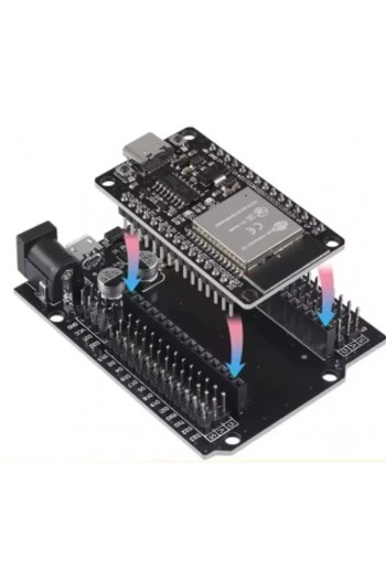 XS-608 Tarjeta de Expansión para ESP32 30 Pines, Puerto Tipo C