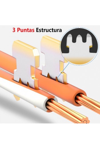 863-645 Plug RJ45 de 8 Hilos para Cable UTP Categoría CAT7, Blindado Metálico