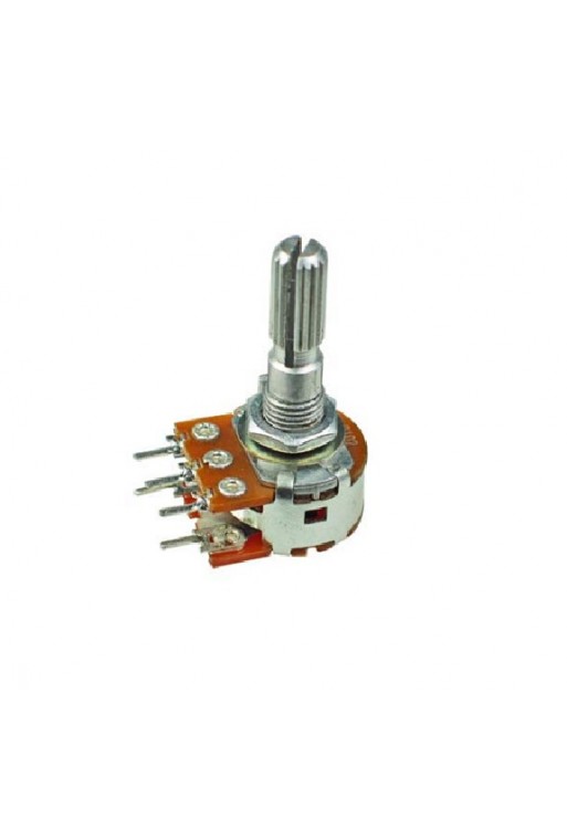 POT500K-SW2 Potenciometro de Carbon 500K Astriado con Switch Interruptor