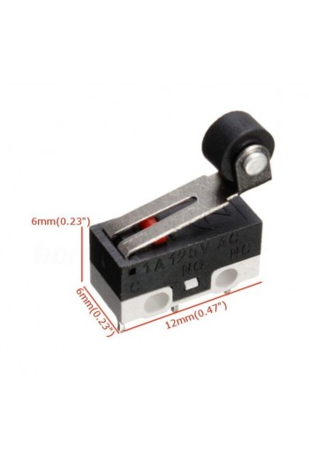 835-380 Micro Interruptor Switch con Rodaja 125V 1A, 3 Terminales KW10-Z4P