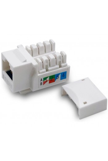350-015BL Jack RJ45 Keystone CAT6 Color Blanco 863-996