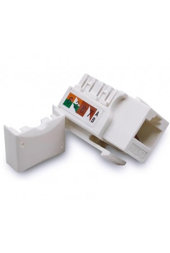 350-015BL Jack RJ45 Keystone CAT6 Color Blanco 863-996