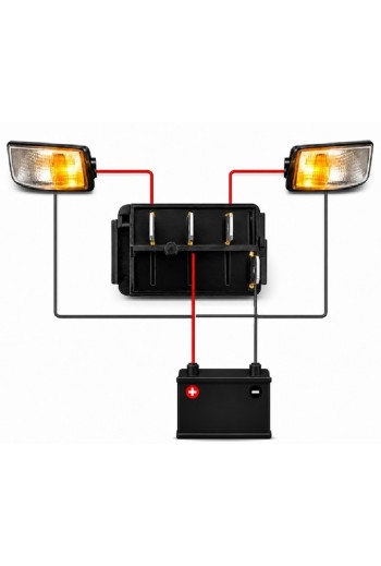  Iluminado Piloto 12-24V 20A