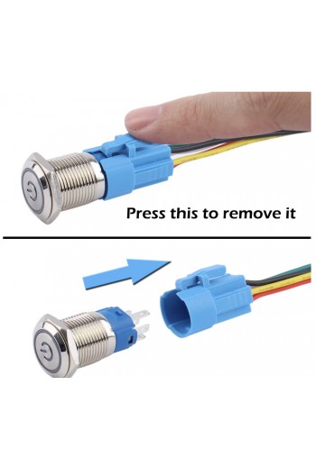 835-015 Arnes para Interruptor Boton Metalico de 16mm 5/8"