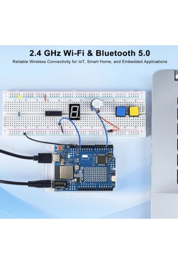 XS-610 Arduino UNO R4 WiFi con ESP32-S3, USB Tipo C, Compatible con Arduino Cloud