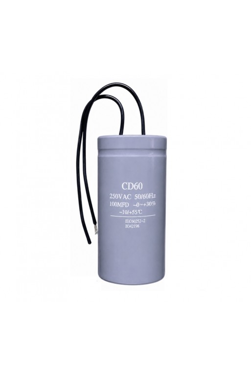 CTA-100-250V Capacitor de Arranque Trabajo 100uF 250V