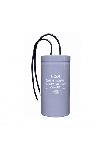 CTA-200-250V Capacitor de Arranque Trabajo 200uF 250V