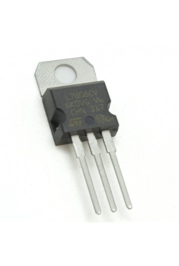 L7808CV Regulador de Voltaje Lineal Positivo 8V 1A TO-220-3