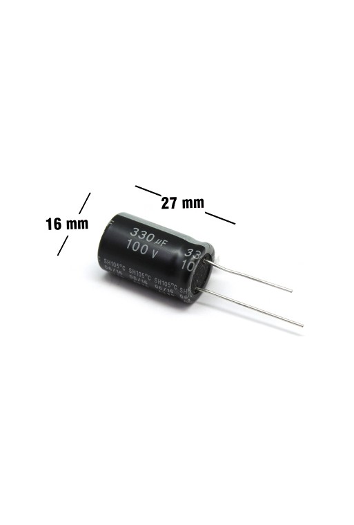 CE-330-100V Capacitor Electrolítico 330uF 100V 105C