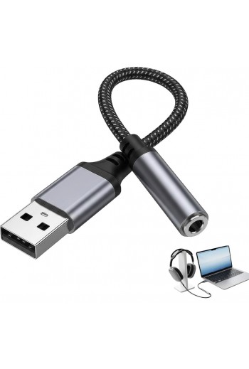 700-955 Adaptador USB a Jack 3.5 mm