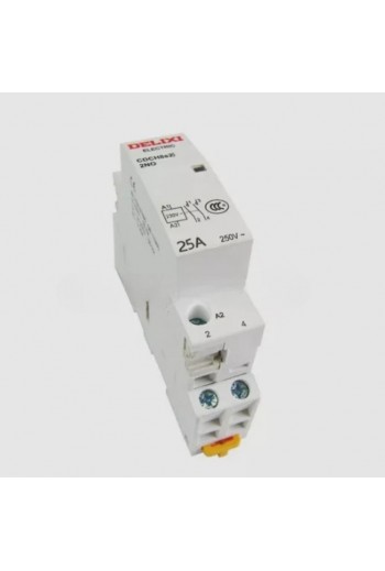 835-2100 Contactor Modular 25A 2P 2NO Bobina 230VAC para Riel DIN, CDCH8s25