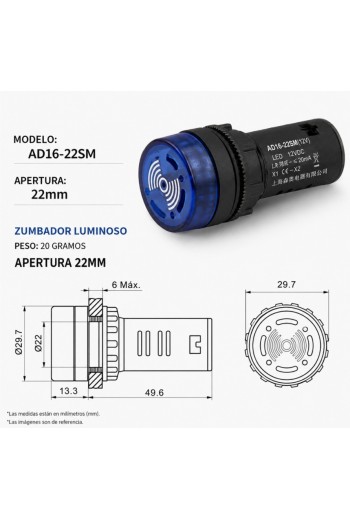  Rojo AD16-22SM